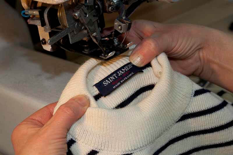 Saint james knitwear fabrication